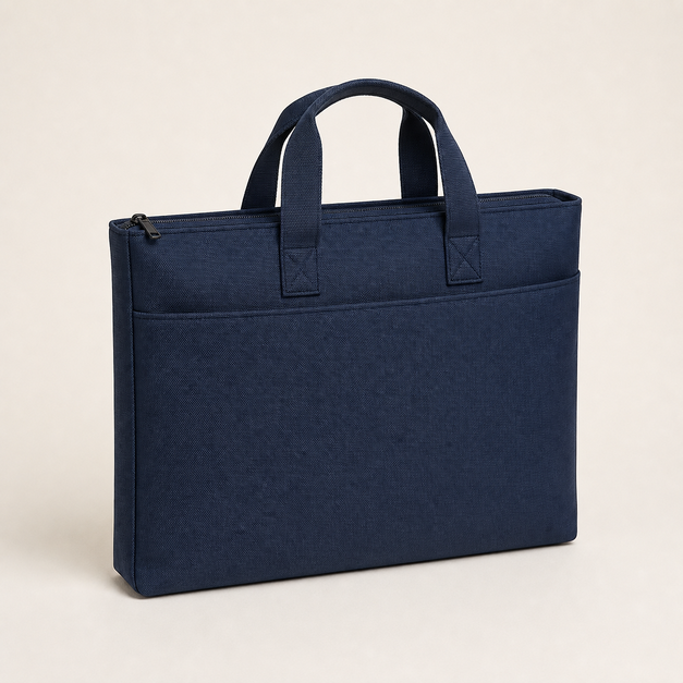 Delegate Conference Tote, front three-quarter editorial design reference